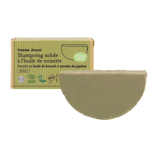 Comme Avant - Solid Shampoo with Hazelnut Oil - Colored Hair - Sulfate Free