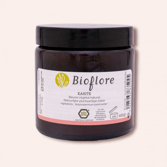 Bioflore - Crème végétale bio - Beurre de Karité - 100g