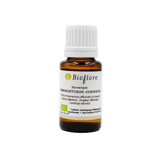 Bioflore - Synergie Energétique Cheveux Bio - Revitalisant et Tonifiant - 15ml