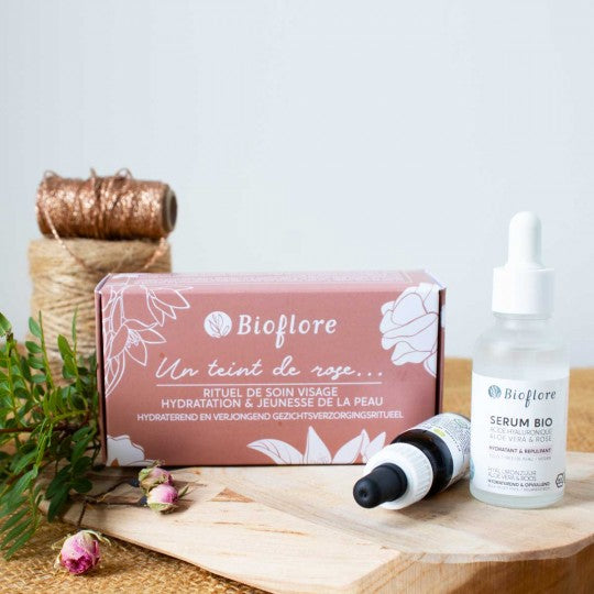 Bioflore - Face set - A rosy complexion - Hydration and youthfulness of the skin