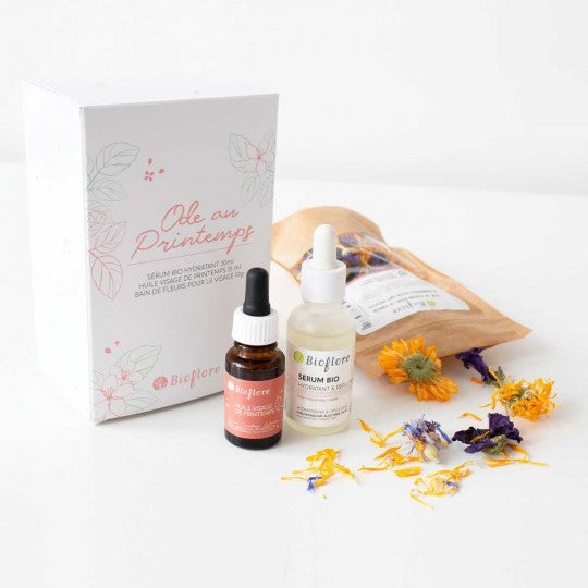 Bioflore - Ode to spring box - 3 organic facial treatments
