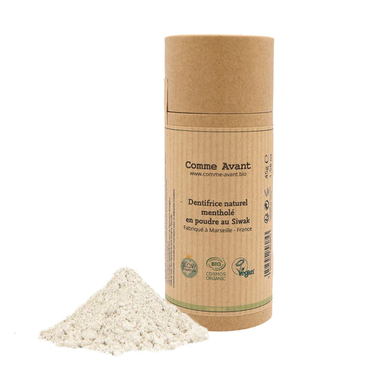 Comme Avant - Dentifrice mentholé en poudre au Siwak - 45g