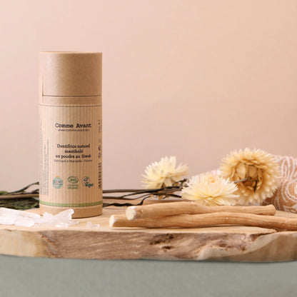 Comme Avant - Mint powder toothpaste with Siwak - 45g