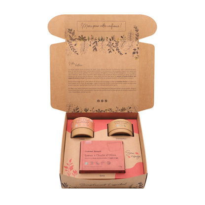 Comme Avant - Coffret Visage - Simplement L'essentiel - Crème + Savon + Démaquillant