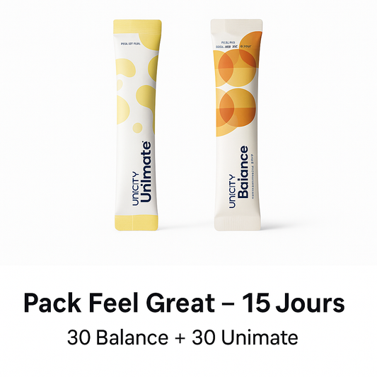 Unicity Pack - Feel Great - Balance and Unimate Lemon - 30 days