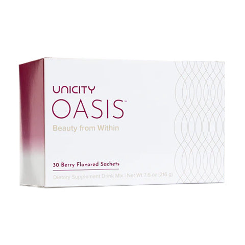 Unicity - Oasis - Collagène Marin Hydrolisé - Acide Hyaluronique - Vitamine C