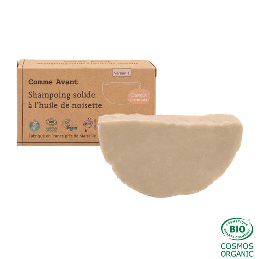 Comme Avant - Solid Shampoo with Hazelnut Oil - Normal Hair - Sulfate Free