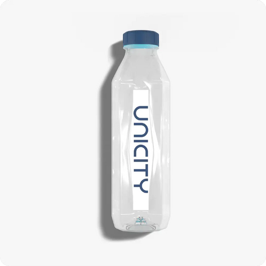 Unicity - Gourde Diamant -  Sans BPA - 500 ml - Repères de dosage intégrés pour Balance et Unimate
