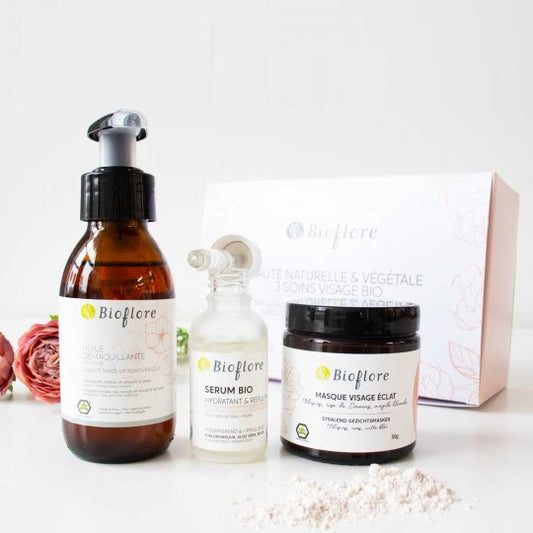 Bioflore - Natural and plant-based beauty box - 3 organic facial treatments