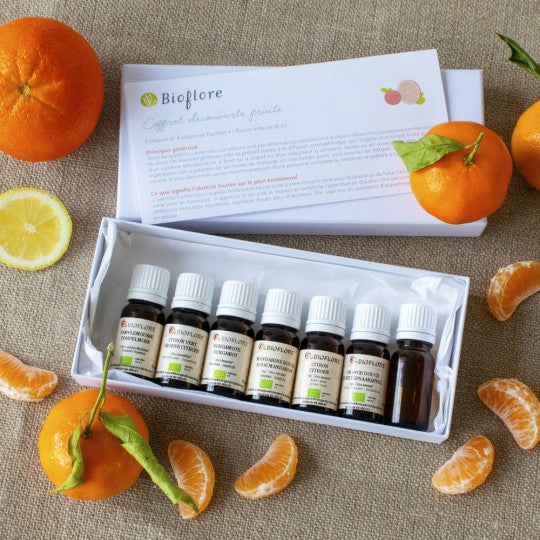 Bioflore - Essences Fruitées - Coffret découverte de 6 huiles essentielles bio